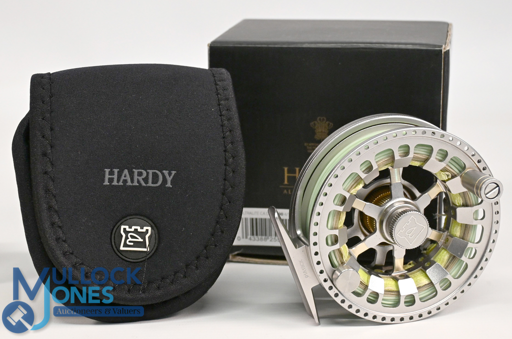 Hardy Bros Ultralite 4000 CA DD alloy fly reel 01A19CK - 4/5/6 line, 3 3/4" large arbour