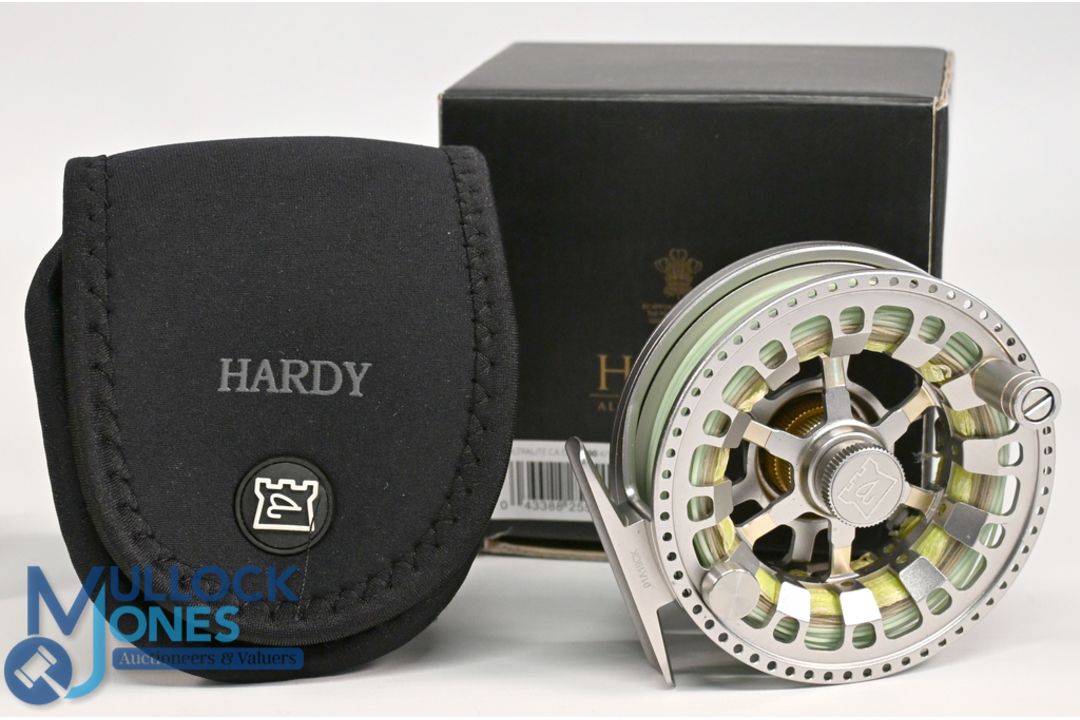 Hardy Bros Ultralite 4000 CA DD alloy fly reel 01A19CK - 4/5/6 line, 3 3/4" large arbour - Image 1 of 3