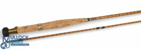 Westley Richards & Co Ltd Birmingham by Appointment to HRH The King, split cane trout fly rod, 8ft