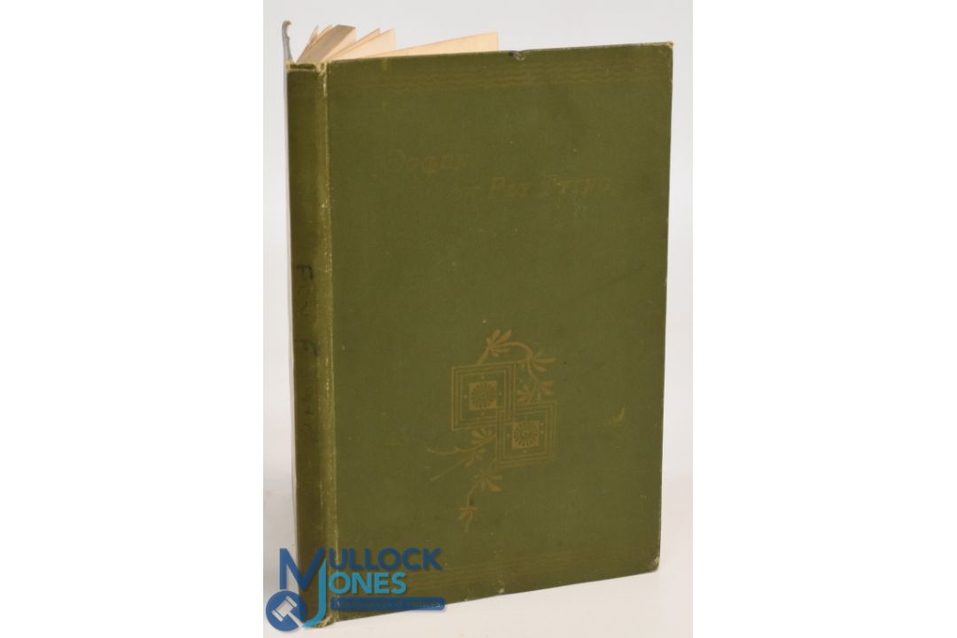 Ogden on Fly Tying, etc 1887 James Ogden hardback book, good condition with some small wear to - Image 1 of 3