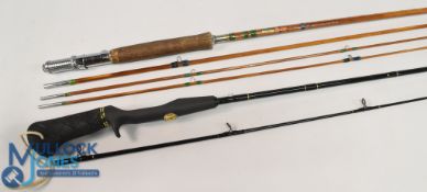 Abu Conolon Graphite Bait Casting rod CNC 60-M, 6ft 2pc, medium action up to 30g lures, Fuji screw