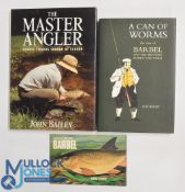 Three Fishing Books to include A Can of Worms The Story of Barbel and the Men who Fished for them