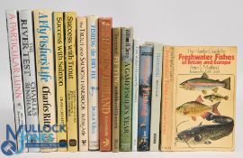 Fourteen assorted Fishing Books to include The Hamlyn Guide to Freshwater Fishes of Britain and
