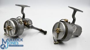 Hardy the Altex No.2, Mk2 spinning reel, RHW folding handle, spring bail, lacking finish otherwise