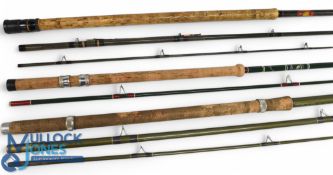 Edgar Sealey made in England Blue Math Float rod, 12ft, 3pc, 24