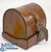 C Farlow & Co, The Strand, London, block leather reel case 4