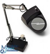 Luxo Anglepoise Magnifying Lamp, ideal for fly-tying, in good working condition