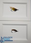 Flies from the Pryce-Tannatt personal Collection (2) features Ackroyd size 2/0 and Black Silk 1 ½,