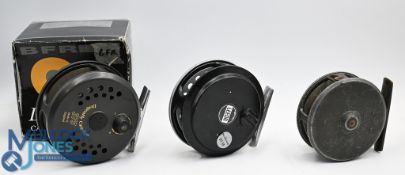 3x Various Fly Reels - features BFF 375 Dragonfly Cartridge fly reel 3 ½