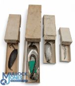 4x Hardy vintage baits comprising 1