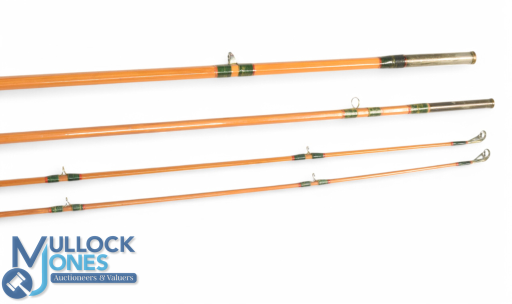 Hardy Alnwick "The LRH" Dry Fly Palakona split cane fly rod, 8ft 9" 3pc line 6# with spare tip, - Image 3 of 4