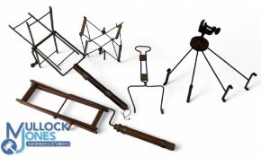 Malloch of Perth Patent folding line drier with cast table clamp, a Milward crossle line drier, plus