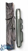 Kis Green Telescopic Rod Tube, plus a Webley folding nylon rod carrier