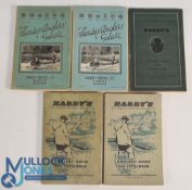 Hardy's Anglers Guide 1951 & 1952, Hardy's Anglers' Guide and Catalogue 1955, 1957 & 1958, all in