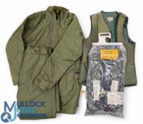 Fox Bodyguard Life Jacket, with gas bottle, adult size, plus, a green fleece lined padded Buffalo