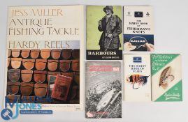 Six Catalogues and Publications to include Jess Miller Antique Fishing Tackle Hardy Reels 1987