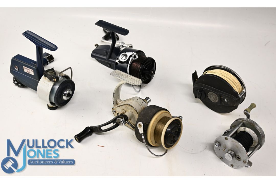 Garcia Mitchell 410 spinning reel, fine condition, c/w spare spool, leaflet and MOB, an Abu Cardinal - Image 2 of 2