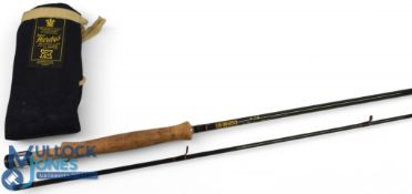 Hardy Alnwick Richard Walker EE19292 Farnborough carbon trout fly rod 9ft 2pc, line 7/8#, alloy