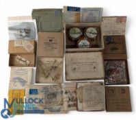 Collection of Scottish Vintage Ephemera - lines, boxes and casts by Sharpe's, William Garden, John