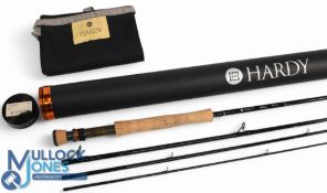 A fine Hardy Alnwick HBX Sintrix 440 carbon trout fly rod FWS 9ft 6