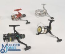 Shimano Hyperloop 4000 FB fixed spool reel, good bail, spool tensioner, very light use, runs well.