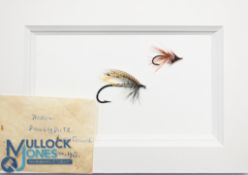 2x Dressed Flies from Members of the Flyfishers Club - featuring a Haslam 1 ½ from the CF Walker