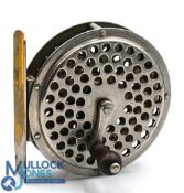 C F Orvis, Manchester Vermont USA Patent 1874 nickel fly reel, 2-7/8