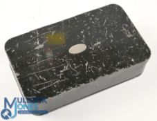 Hardy Bros 'Bambridge' Float/Tackle tin with compartmental interior and hinged lid, with a small