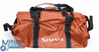 Large Simms Duffle/Holdall Fishing Tackle Bag, with shoulder strap, in good used condition.