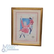 1994 Eric Cantona Manchester United PFA Player of the Year limited edition print, No.22 of 950,