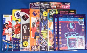 2022-2024 Panini Football Sticker Starter Packs, to include men's 2022 world cup, 2022 women's
