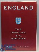 England Ten Official FA History - Niall Edworthy multi signed Football Book, 1997 with signatures of
