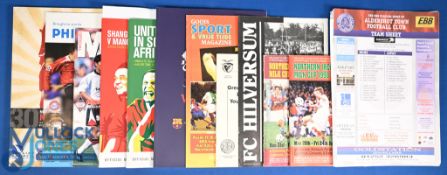 Selection of Manchester Utd away programmes to include 1977 Youth tourny at Altrincham, Hilversum