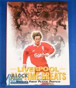 1998 Hardback book large sized - Liverpool All-Time Greats players profiles autographed by many