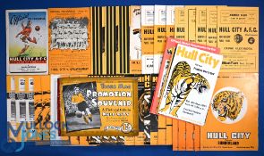 Selection of Hull City home match programmes 1946/47 Darlington, 1950/51 Galatasaray (friendly),