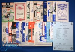Selection of Bolton Wanderers away match programmes 1948/49 Derby County, Arsenal, 1951/52 Fulham,