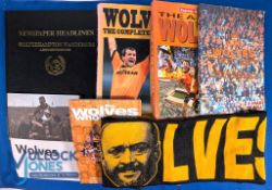 Wolverhampton Books and Wolves Portugal Scarf, the collectors' books, to include Wolves the Complete