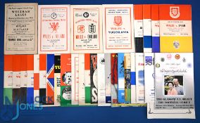 Wales international home match programmes 1946 Scotland, 1950 Ireland, 1951 England, 1954