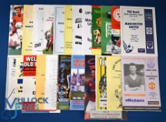 Selection of Manchester Utd youth team home match programmes 1975/76 England (4 page, tm), 1978/79