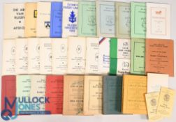 Collection of overseas fixture cards, booklets, season tickets etc (33): Worldwide, to include