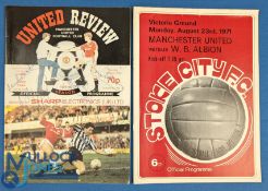 1990 multi signed Manchester United Football Programme, v Luton Town 3rd March 1990, signatures of