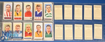 c1935 & 1939 Wills Association Footballers Cigarette Cards: two full sets of 50