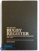 2015 V Large, monumentally well-researched NZ Rugby Register: A big black volume with a phenomenal