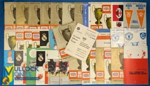 1964-1999 Manchester United European Football Programmes: with noted programmes 1983 v JSK