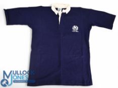 1991 Scott Hastings Matchworn Scotland Rugby Jersey: The multi-capped centre and Lion's classic dark
