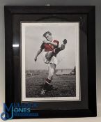 Bobby Charlton Manchester United Signed Photograph, from sporting legends with COA and photograph of
