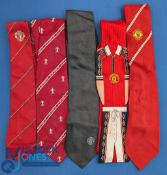 Manchester United Football Ties: to include a 1977 Champions tie, and other Manchester United