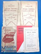 Wigan Rugby League Handbooks Club Histories: two copies of 1879-1935 a worn front cover, copy of