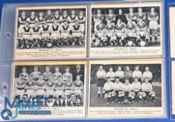 c1958 Fleetway Publications: Football Teams - full set of 28 teams, to include Man Utd, Rangers,