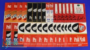 1965-79 Rothmans Pall Mall NZ Almanacks (30): Major duplication but a fine selection of six